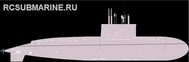 Просмотр фото... Набор модели проекта 636